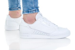 Кроссовки женские Adidas Continental 80 Jr FU6669, белые цена и информация | Спортивная обувь, кроссовки для женщин | kaup24.ee