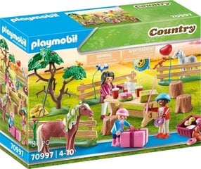 70997 PLAYMOBIL® Country, Laste sünnipäevapidu ponifarmis цена и информация | Конструкторы и кубики | kaup24.ee