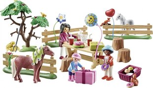 70997 PLAYMOBIL® Country, Laste sünnipäevapidu ponifarmis цена и информация | Конструкторы и кубики | kaup24.ee