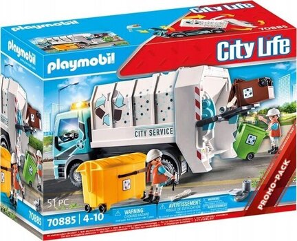 70885 Playmobil, prügiauto hind ja info | Klotsid ja konstruktorid | kaup24.ee