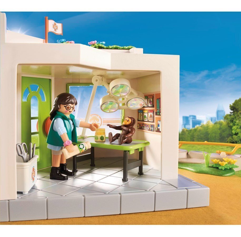 70900 PLAYMOBIL, Loomaaia veterinaarpraksis цена и информация | Klotsid ja konstruktorid | kaup24.ee