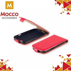 Вертикально открывающийся чехол Mocco Kabura Rubber Case для Huawei P8 Lite (2017), Красный цена и информация | Чехлы для телефонов | kaup24.ee