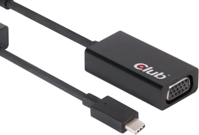 Club 3D CAC-1502, USB-C/VGA, 0.15 m hind ja info | Kaablid ja juhtmed | kaup24.ee