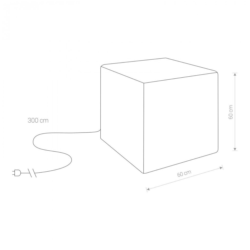 Õuevalgusti Nowodvorski Lighting 8965 Cumulus Cube L цена и информация | Aia- ja õuevalgustid | kaup24.ee