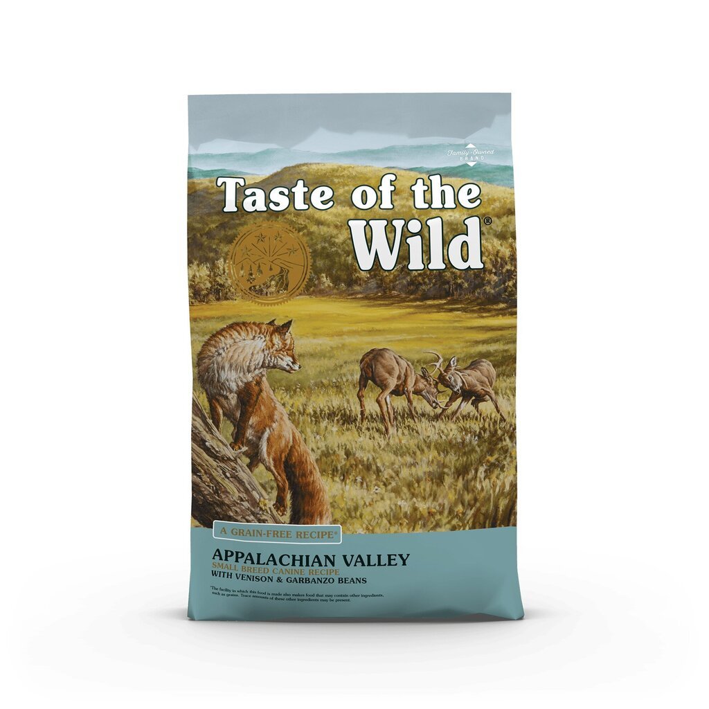 Teraviljavaba kuivtoit väikest tõugu koertele Taste of the Wild Appalachian Valley Small Breed ulukiliha ja kikerhernestega, 2 kg цена и информация | Kuivtoit koertele | kaup24.ee