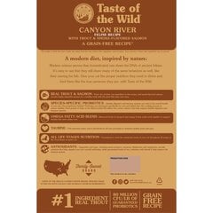 Kuivtoit kassidele Taste of the Wild Canyon River, 2 kg hind ja info | Kuivtoit kassidele | kaup24.ee