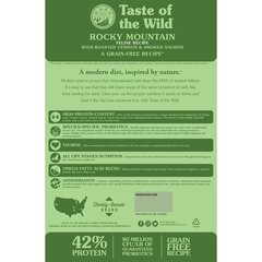 Teraviljavaba kuivtoit kassidele Taste of the Wild Rocky Mountain hirveliha ja lõhega, 2 kg hind ja info | Taste Of The Wild Lemmikloomatarbed | kaup24.ee