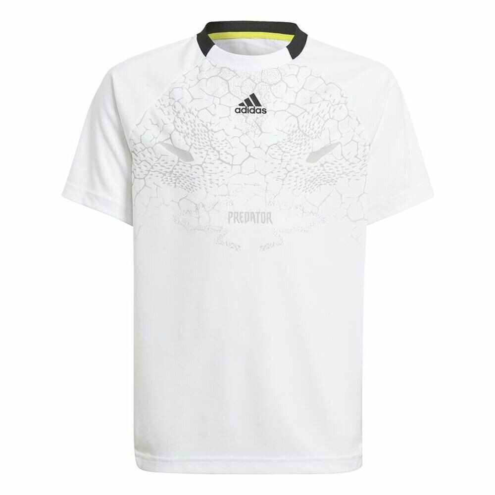 Laste Lühikeste varrukatega T-särk Adidas Predator Aeroready Valge S6433198 цена и информация | Poiste särgid | kaup24.ee