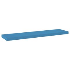 vidaXL seinariiul, sinine, 90 x 23,5 x 3,8 cm MDF цена и информация | Полки | kaup24.ee