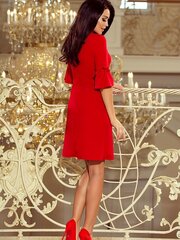 Naiste kleit Numoco 73845, punane цена и информация | Платья | kaup24.ee