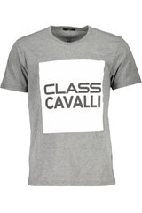 Meeste T-särk Cavalli Class, hall hind ja info | Meeste T-särgid | kaup24.ee