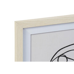 Картина 77 60x80cм, белая цена и информация | Настенные деревянные декорации | kaup24.ee