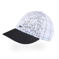 TuTu хлопковая одинарная шапка с козырьком для девочки, белая цена и информация | Шапки, перчатки, шарфы для девочек | kaup24.ee
