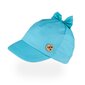 Tüdrukute puuvillane ühekordne nokamüts TuTu, mere värvi hind ja info | Tüdrukute mütsid, sallid, kindad | kaup24.ee