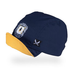 TuTu хлопковая одинарная шапка с козырьком для мальчиков, голубая цена и информация | Шапки, перчатки, шарфы для мальчиков | kaup24.ee