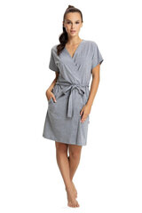 Naiste hommikumantel Luna 368, hall hind ja info | Naiste hommikumantlid | kaup24.ee