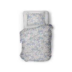 KOODI voodipesukomplekt Daisy, sinine, 150 x 210 cm + 1 x 50 x 60 cm hind ja info | Voodipesukomplektid | kaup24.ee
