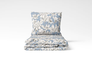 KOODI voodipesukomplekt Daisy, sinine, 220 x 210 cm + 2 x 50 x 60 cm hind ja info | Voodipesukomplektid | kaup24.ee