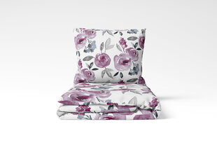 KOODI voodipesukomplekt Alice, violetne, 150 x 210 cm + 1 x 50 x 60 cm hind ja info | Voodipesu | kaup24.ee