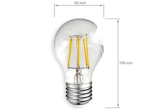 LED лампочка Filament Polux E27 7W 806лм цена и информация | Лампочки | kaup24.ee