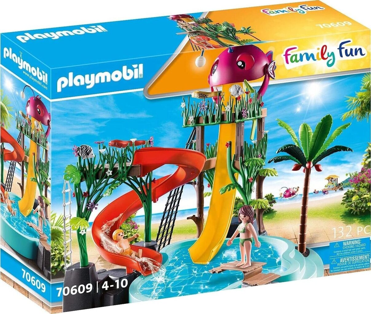 70609 Playmobil, Aqua park liumäega цена и информация | Klotsid ja konstruktorid | kaup24.ee