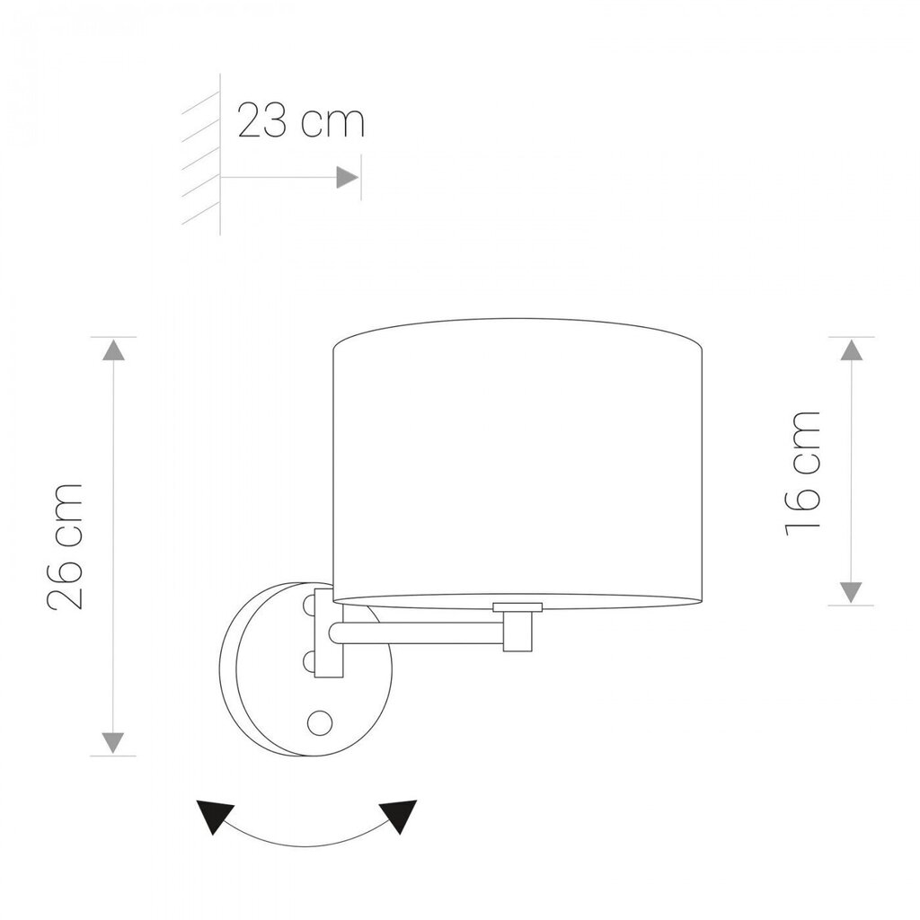 Nowodvorski Lighting seinavalgusti Hotel I 9303 цена и информация | Seinavalgustid | kaup24.ee