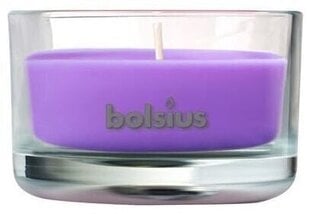 Bolsius ароматическая свеча True Scents, 5x8 см, лаванда цена и информация | Подсвечники, свечи | kaup24.ee