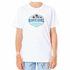 Детская футболка с коротким рукавом Rip Curl Filler Tee B, белая, S6438239 цена и информация | Рубашки для мальчиков | kaup24.ee