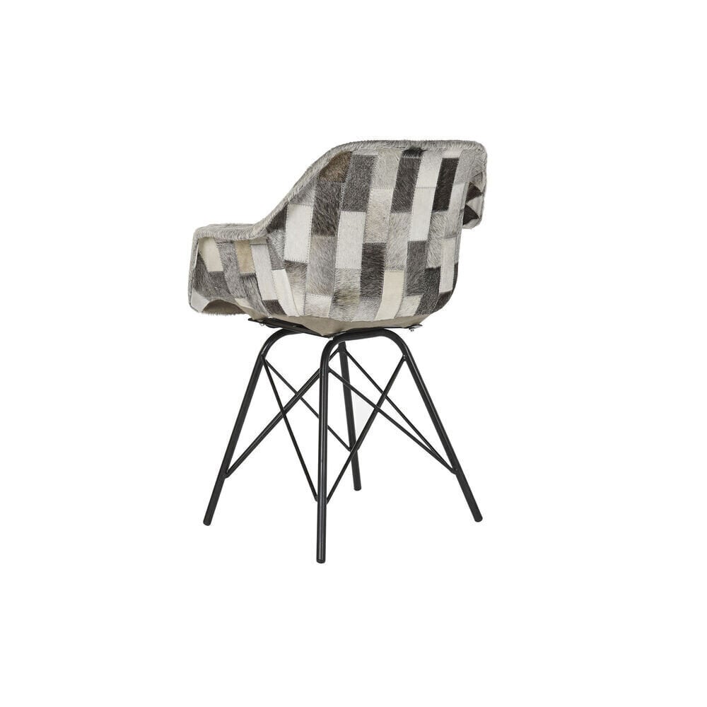 Tool koos seljatoega DKD Home Decor, 60,5x53x81,5 cm, must hind ja info | Söögilaua toolid, köögitoolid | kaup24.ee