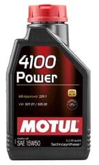 Motul 4100 Power 15W50 mootoriõli, 102773, 1 l hind ja info | Mootoriõlid | kaup24.ee