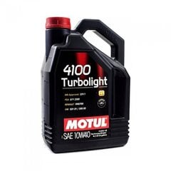 Моторное масло Motul 4100 Turbolight 10W40, 109462, 4 л цена и информация | Моторные масла | kaup24.ee