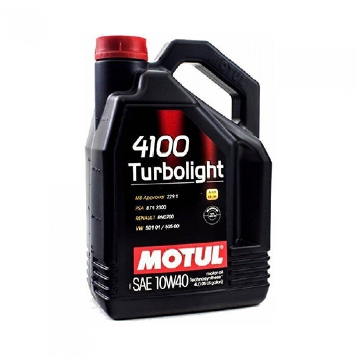 Mootoriõli Motul 4100 Turbolight 10W40, 109462, 4 l hind ja info | Mootoriõlid | kaup24.ee