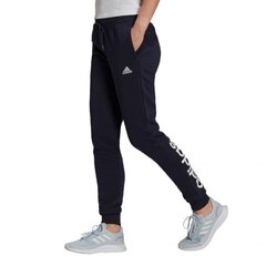 Naiste spordipüksid Adidas Essentials French Terry Logo W H07857, sinine hind ja info | Naiste spordiriided | kaup24.ee