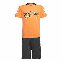 Laste Spordikostüüm Adidas Messi Oranž 7-8 aastat S6435586 hind ja info | Poiste särgid | kaup24.ee