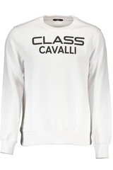 Мужской свитер Cavalli Class, белый цена и информация | Мужская спортивная одежда | kaup24.ee