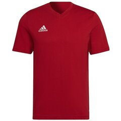Мужская спортивная футболка Adidas Entrada 22 Tee M HC045, красная цена и информация | Мужская спортивная одежда | kaup24.ee