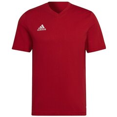 Meeste spordi t-särk Adidas Entrada 22 Tee M HC045, punane hind ja info | Meeste spordiriided | kaup24.ee