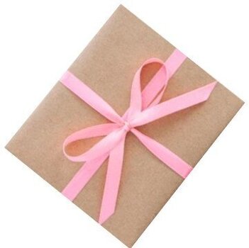 Подарочная коробочка с розовой лентой цена и информация | Подарочные упаковки | kaup24.ee