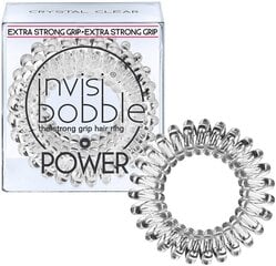 Invisibobble Power Hair Ring резинка для волос 3, Crystal Clear цена и информация | Аксессуары для волос | kaup24.ee