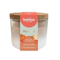 Bolsius lõhnaküünal kaanega True Joy, 6,6x8,3 cm, Idamaine lõhn hind ja info | Küünlad, küünlajalad | kaup24.ee