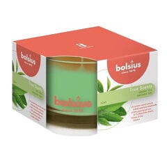 Bolsius ароматическая свеча True Scents, 6,3x9 см, зеленый чай цена и информация | Подсвечники, свечи | kaup24.ee