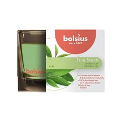 Bolsius lõhnaküünal True Scents, 6,3x9 cm, roheline tee hind ja info | Küünlad, küünlajalad | kaup24.ee