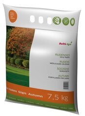 Sügisväetis murule Baltic Agro, 7,5 kg цена и информация | Рассыпчатые удобрения | kaup24.ee