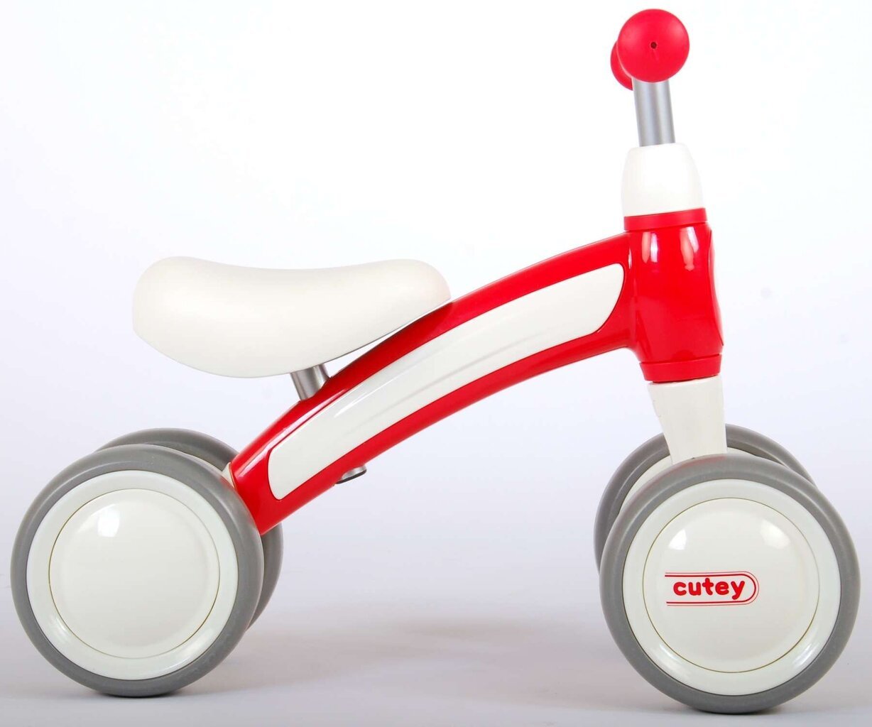 Tasakaaluratas QPlay Cutey Ride On Junior, punane/valge hind ja info | Jooksurattad | kaup24.ee