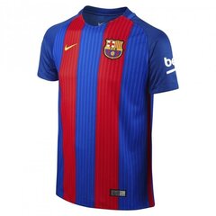 Футболка детская Nike FC Barcelona Home Stadium Junior 777029481, синяя цена и информация | Рубашки для мальчиков | kaup24.ee