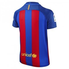 Футболка детская Nike FC Barcelona Home Stadium Junior 777029481, синяя цена и информация | Рубашки для мальчиков | kaup24.ee