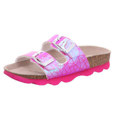 Superfit lahtised sandaalid, roosad 1076335 цена и информация | Детские сандалии | kaup24.ee