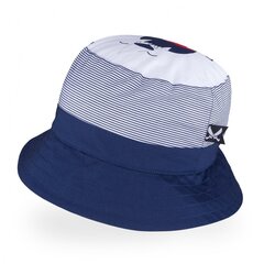 TuTu хлопковая тонкая шапка-панама для мальчиков, синяя цена и информация | Шапки, перчатки, шарфы для мальчиков | kaup24.ee