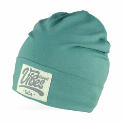 Тонкая хлопковая шапка TuTu на весну, зеленая цена и информация | Шапки, перчатки, шарфы для мальчиков | kaup24.ee