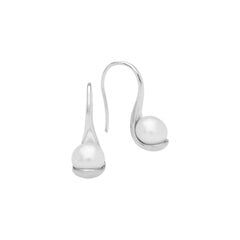 Pärlitega kõrvarõngad 8-9 mm , 925° hind ja info | Kõrvarõngad | kaup24.ee
